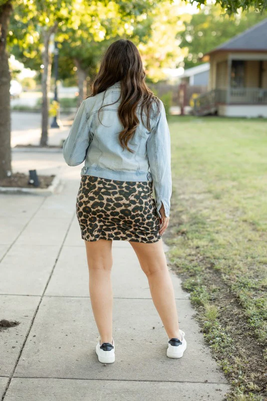The Liana Leopard 2.0 Jogger Skirt - Image 4