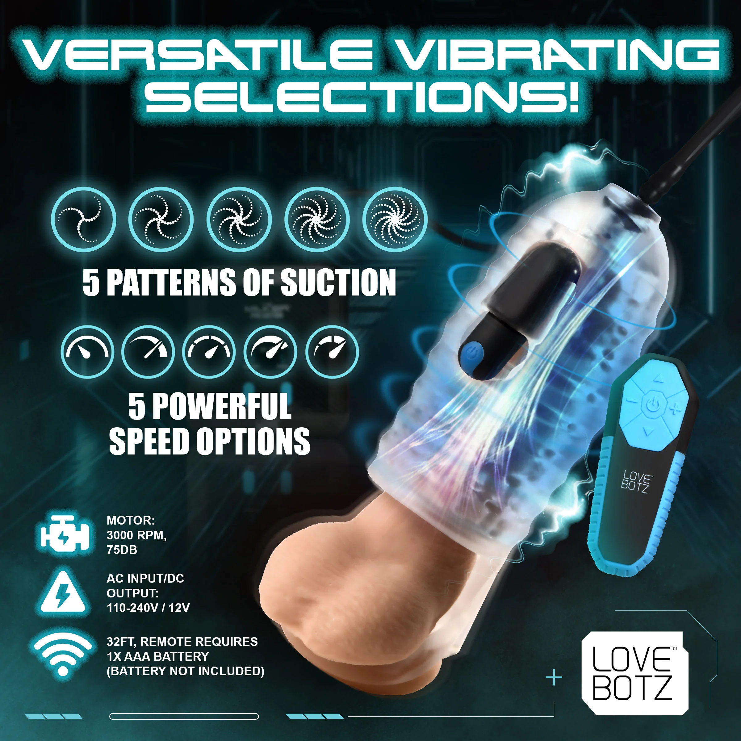The Milker Stamina With Automatic Stroking, Suction And Vibration - Image 8