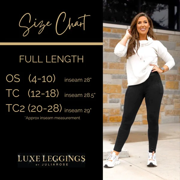 The Nyla - Navy Full Length Leggings with Pockets - Image 2