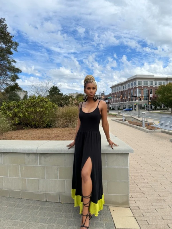 The Oasis Color Block Dress - Image 7