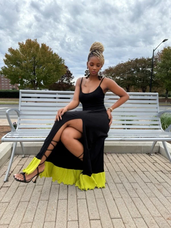 The Oasis Color Block Dress - Image 9