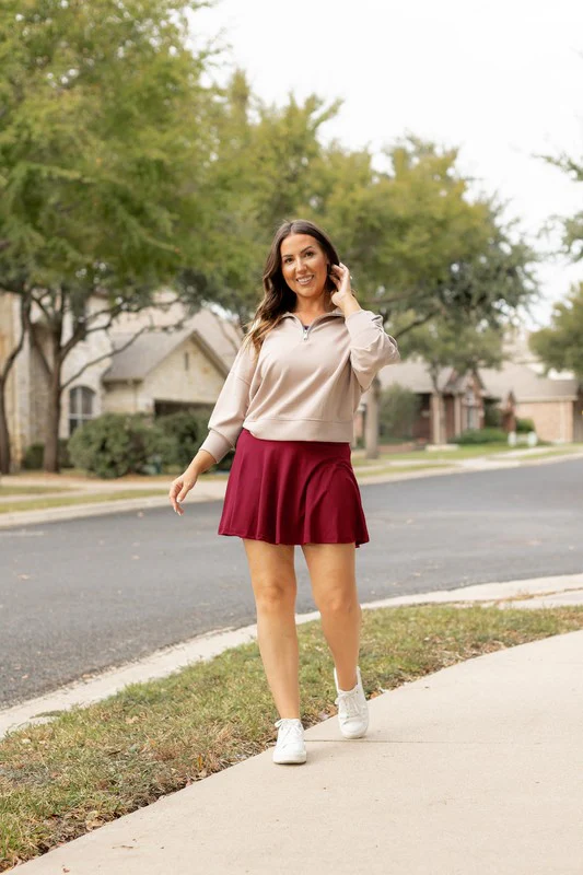 The Rosie - Red Skort - Image 2