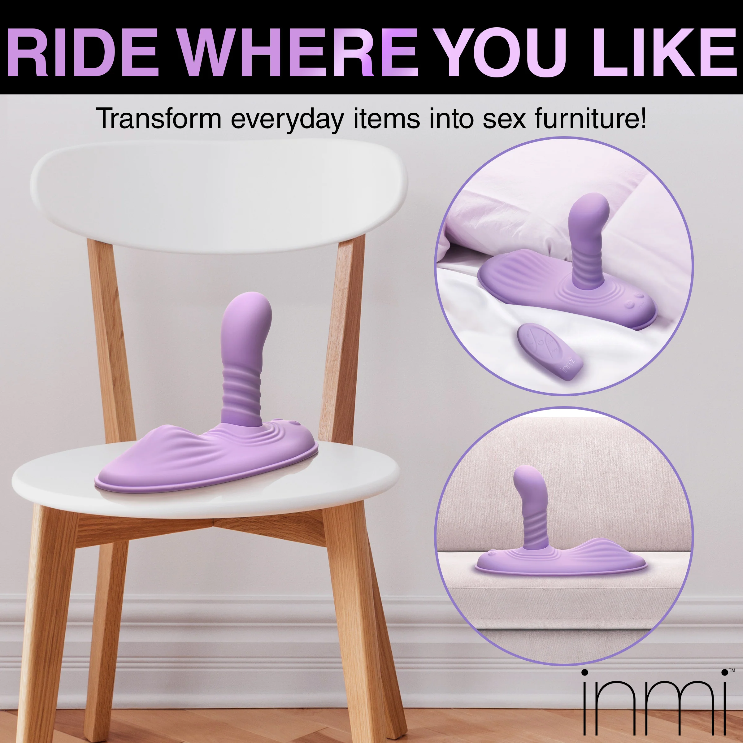 Thrust N' Grind Thrusting And Vibrating Silicone Sex Grinder - Image 8