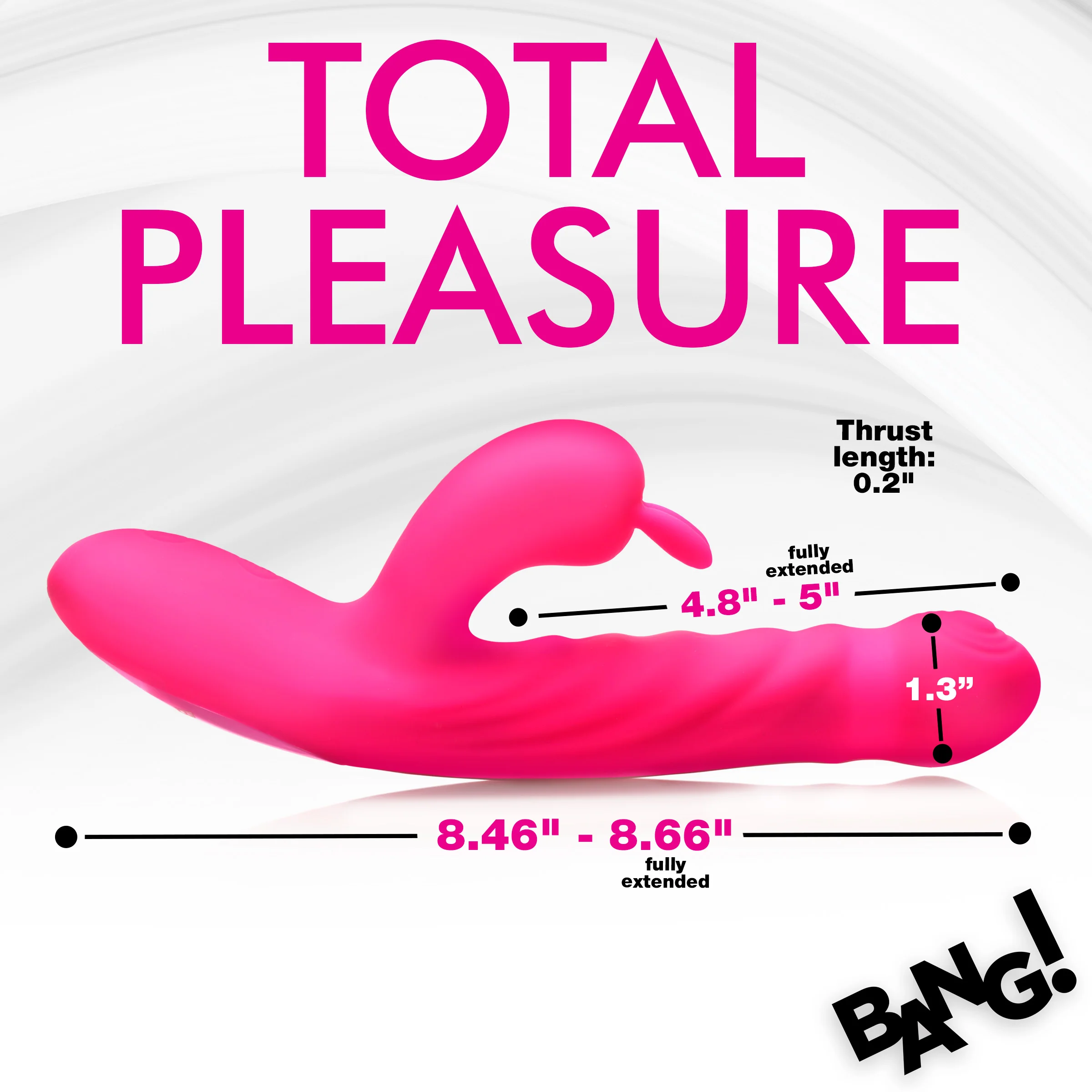 Thrusting And Vibrating Silicone Rabbit Vibrator - Image 5