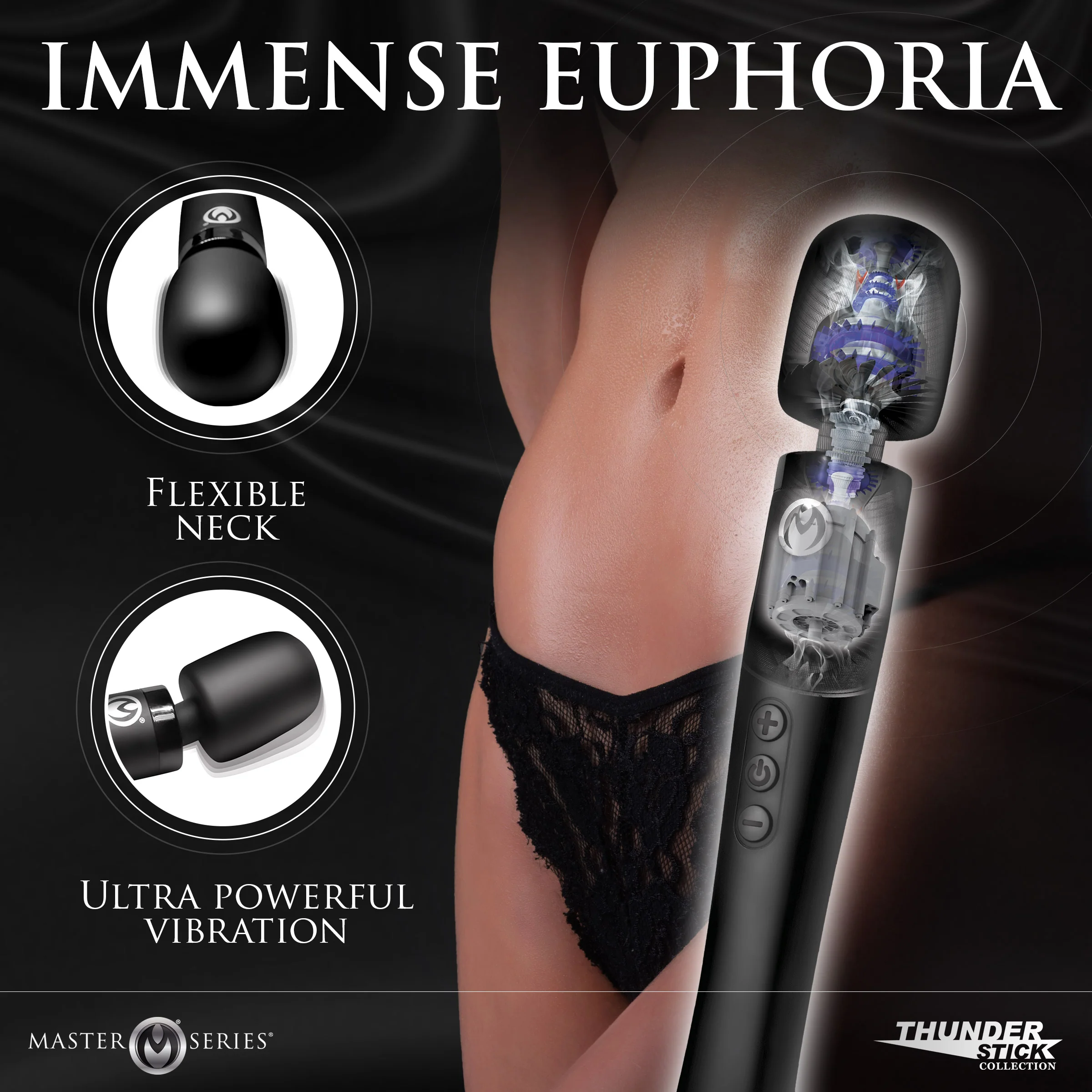 Thunderstick Pro Silicone Wand Massager - Image 3