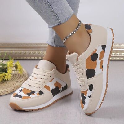 Tied Printed PU Leather Athletic - Image 8