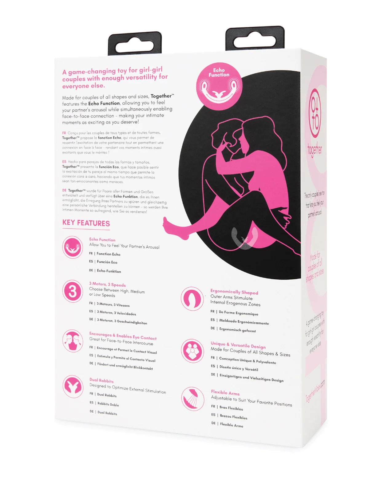 Together Female Intimacy Vibe - Pink - Image 2