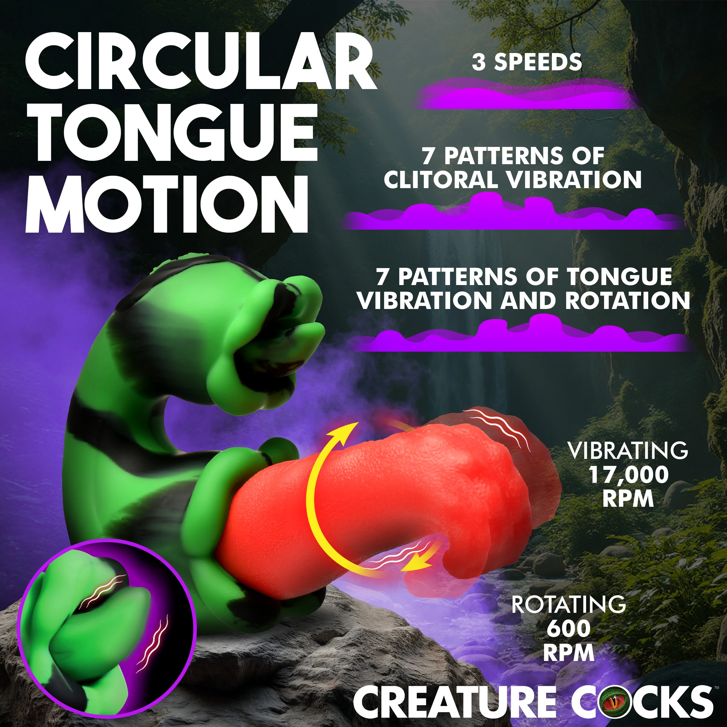 Tongue Lasher Silicone Vibrator - Image 5