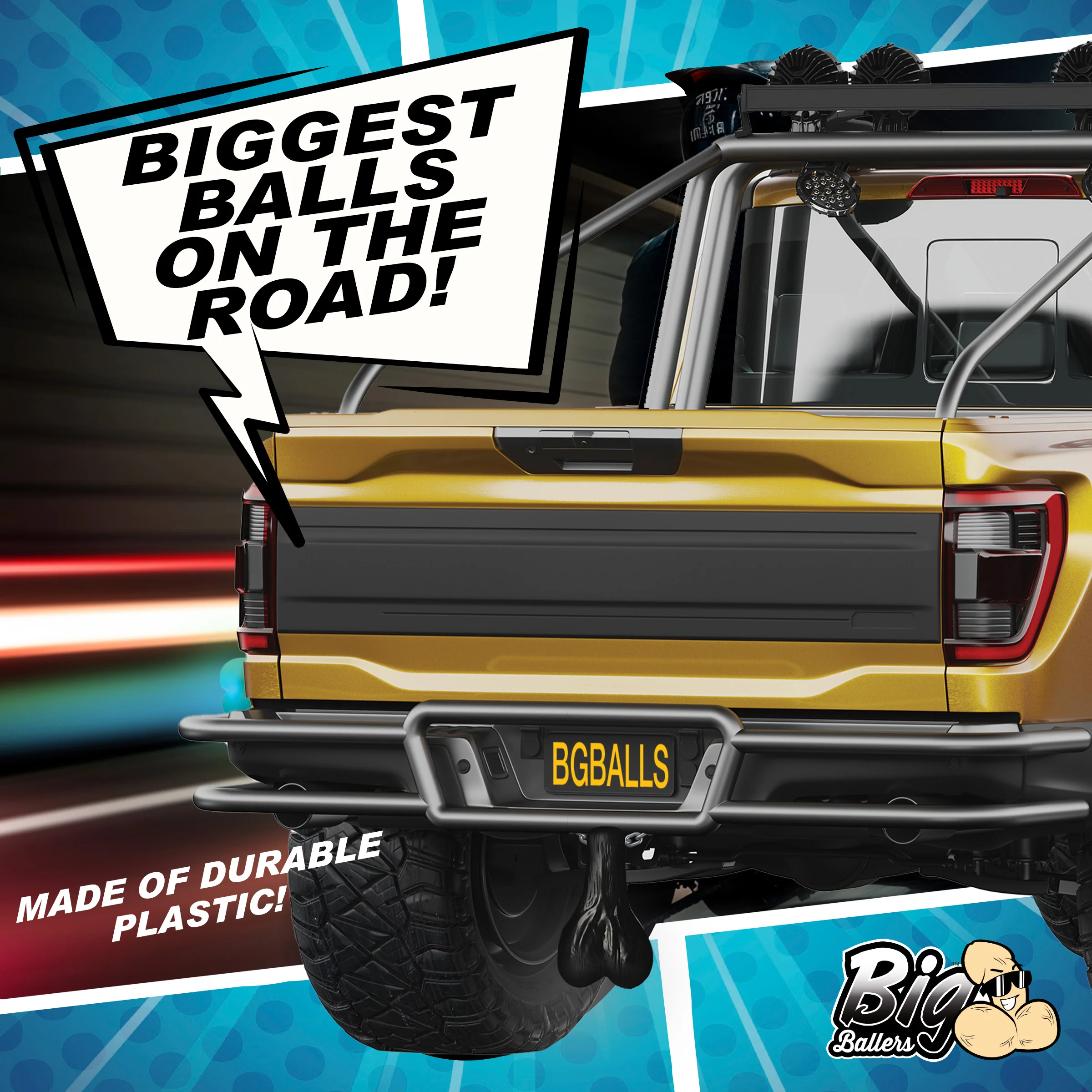 Truck Nuts - Black - Image 2