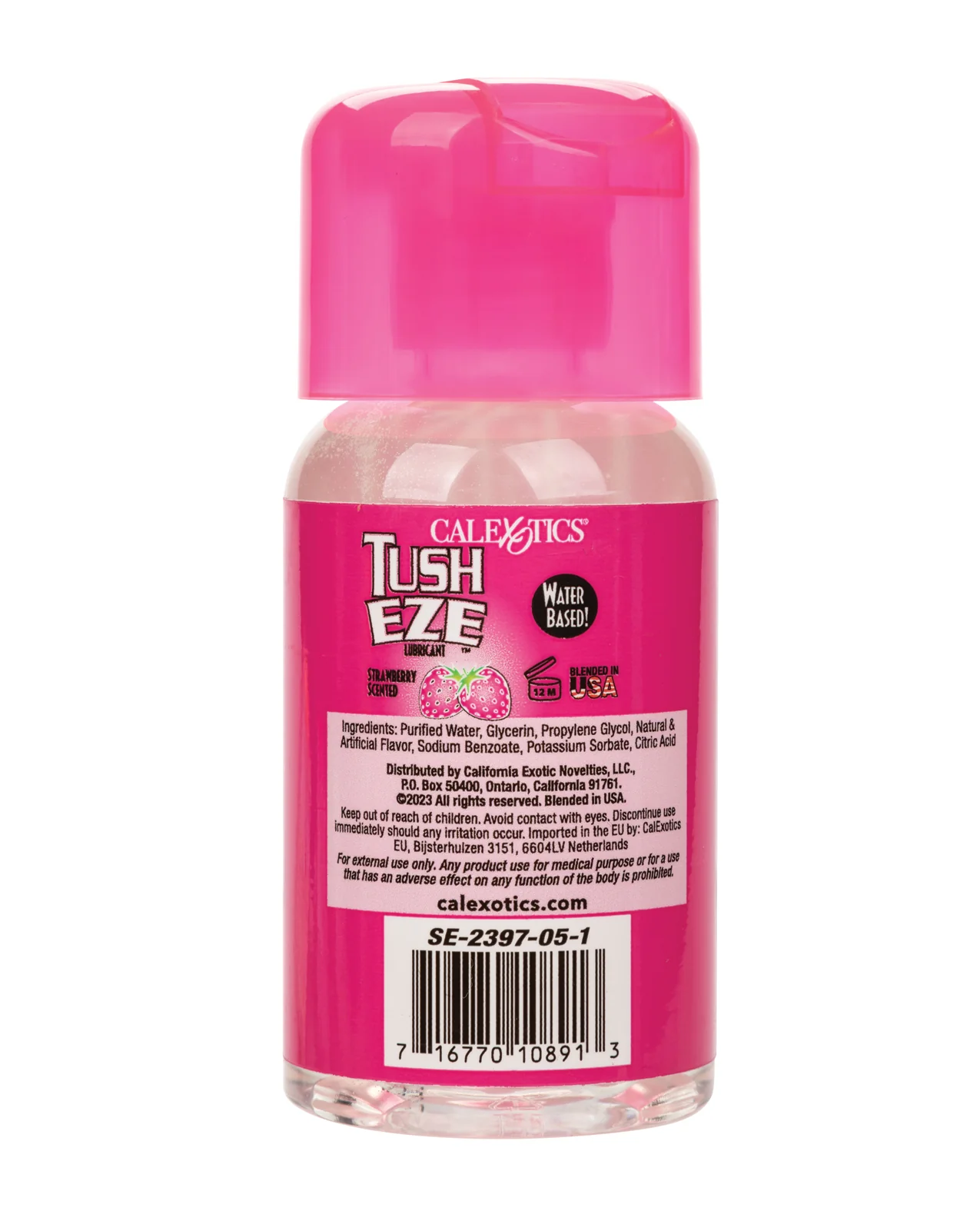 Tush Eze Strawberry Scented Lubricant - 6 oz - Image 3
