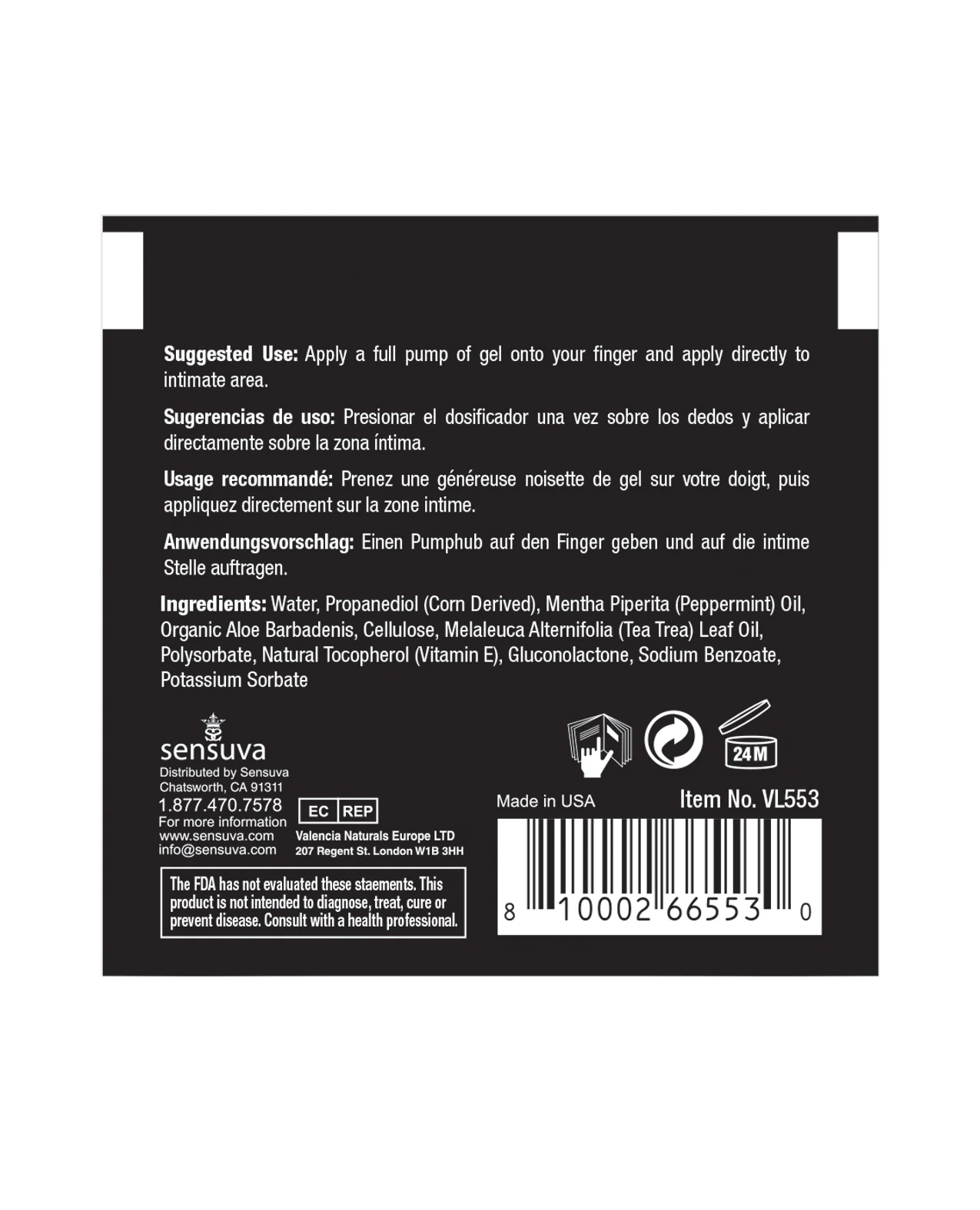 Tush Tingle Anal Stimulation Gel - 6 ml Single Use Packet - Image 2