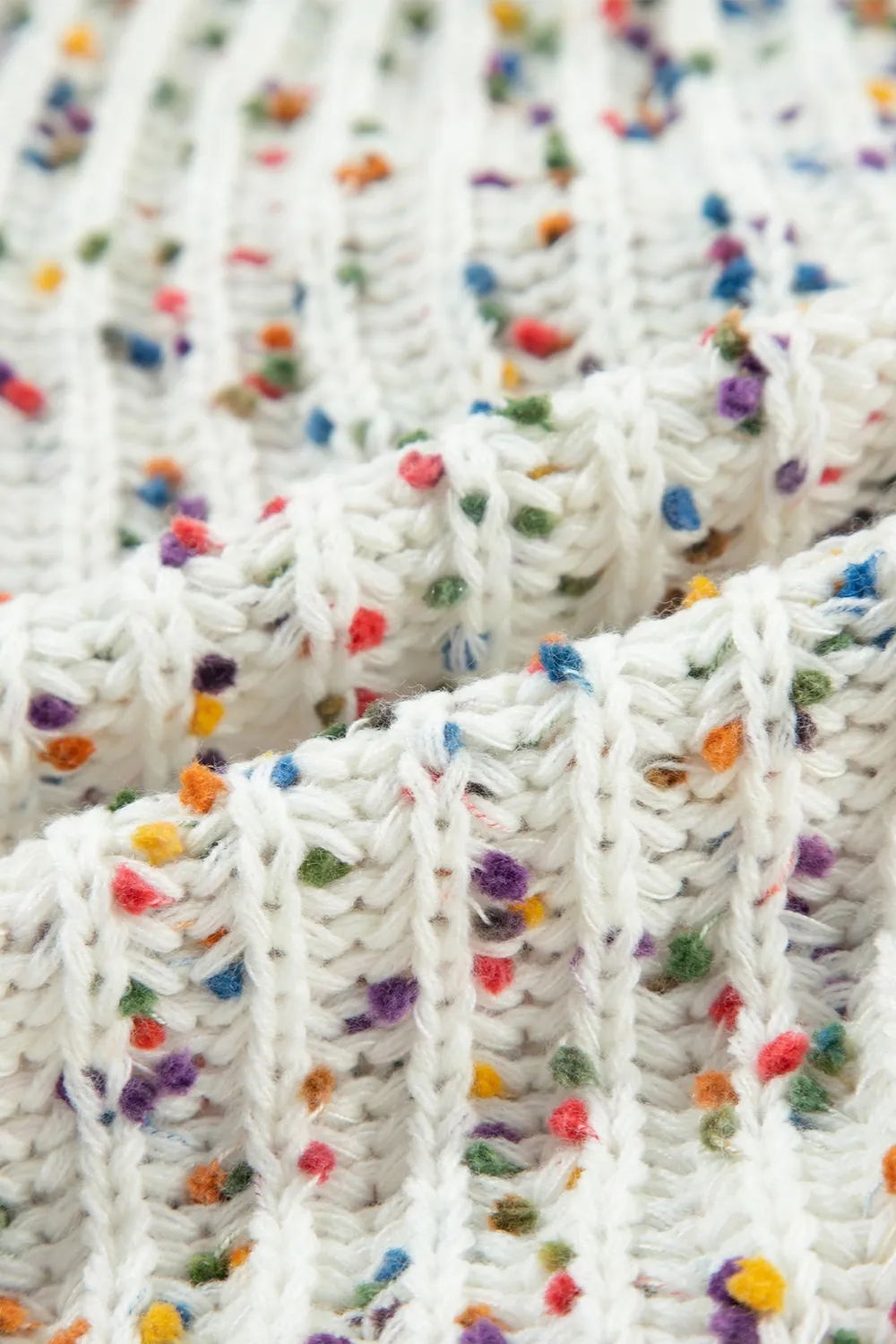 Twisted Confetti Boat Neck Sweater - Image 10
