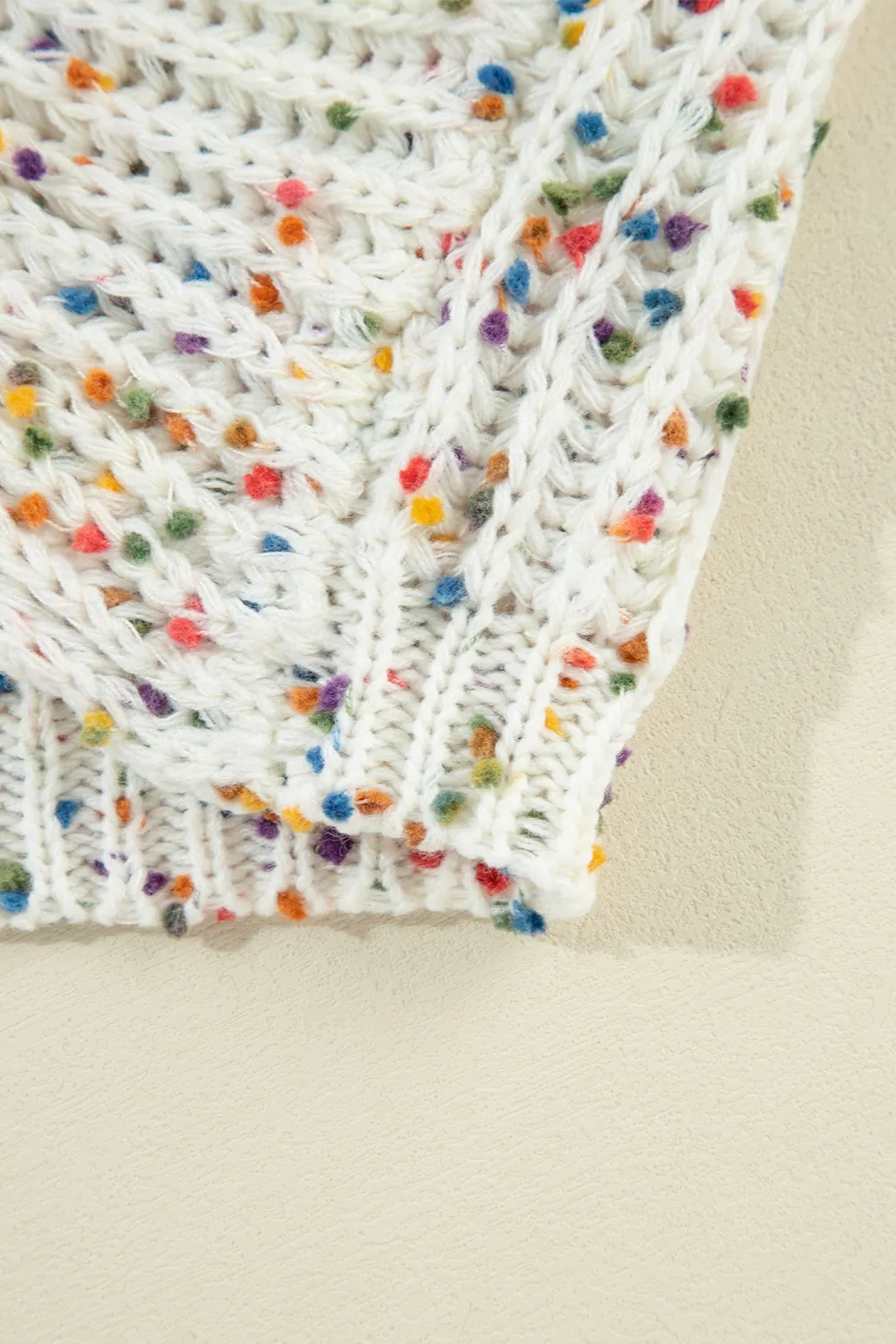 Twisted Confetti Boat Neck Sweater - Image 9