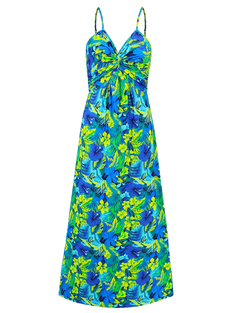Twisted Printed V-Neck Cami Dress - Image 14