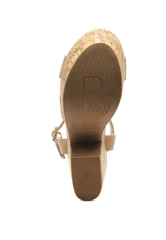 ULLA HIGH HEELED BLOCK SANDAL IN BLACK - Image 11