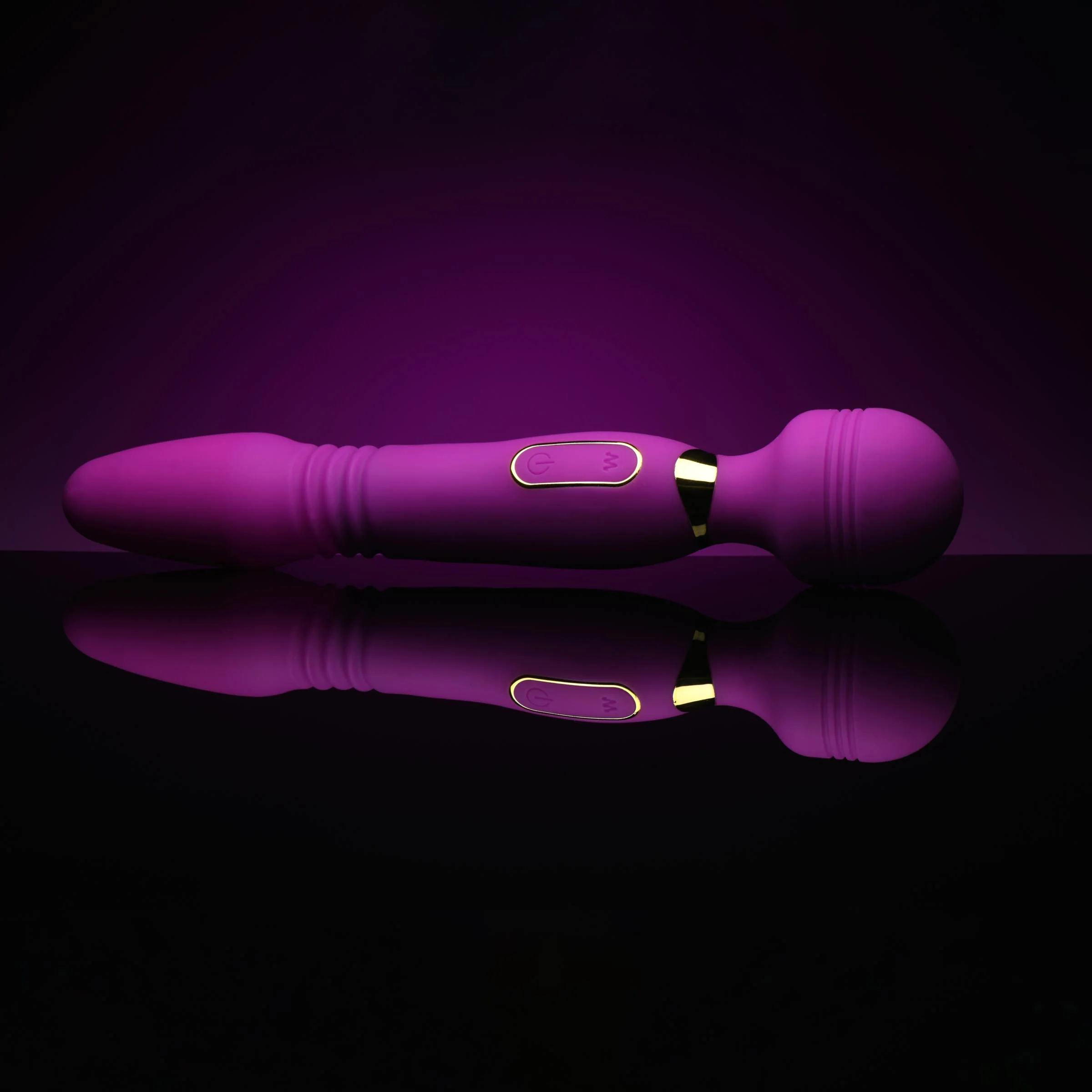 Ultra Thrust-her Deluxe Thrusting And Vibrating Silicone Wand - Image 6