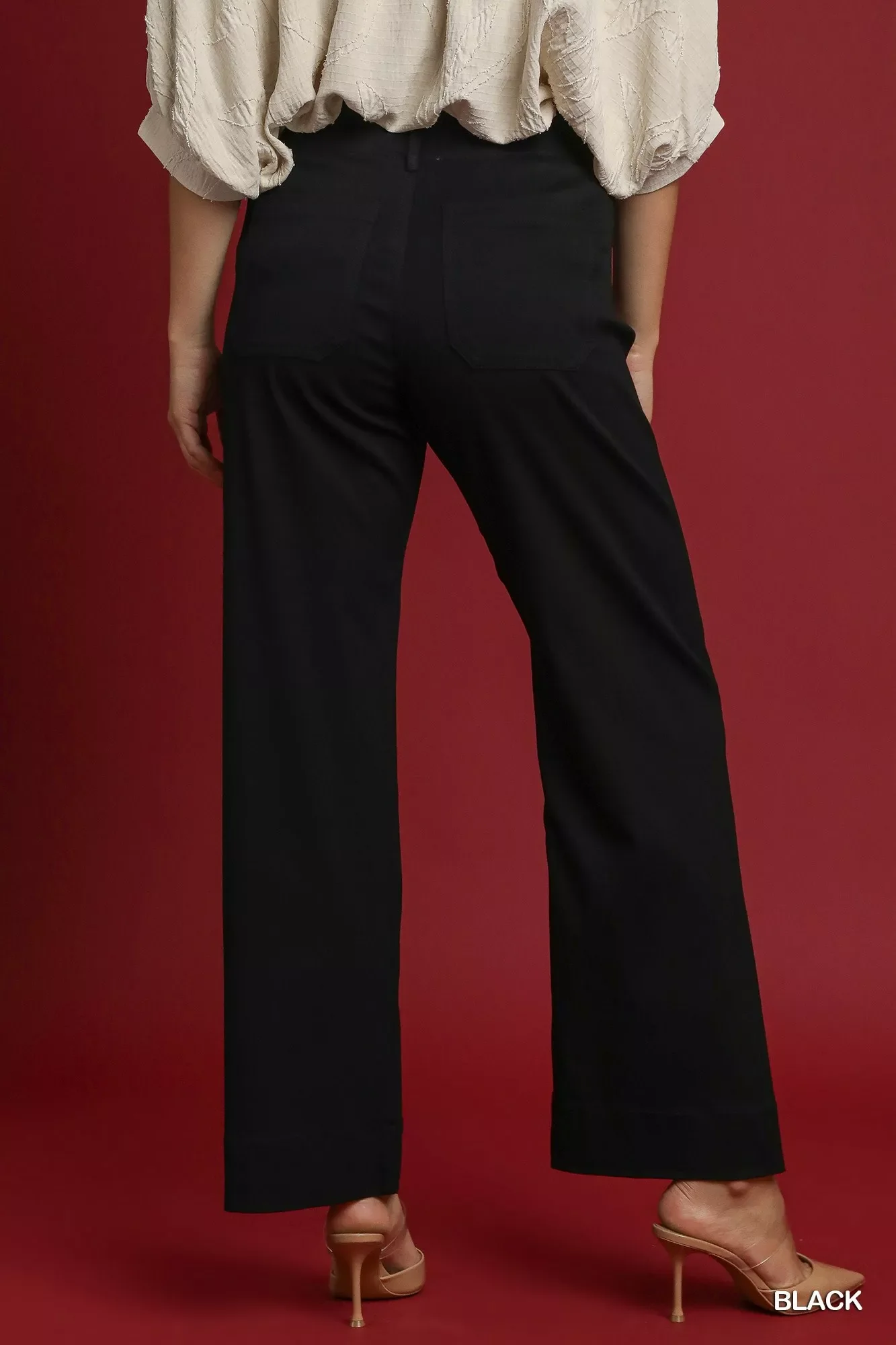 Umgee Button Stretched Pants - Image 3