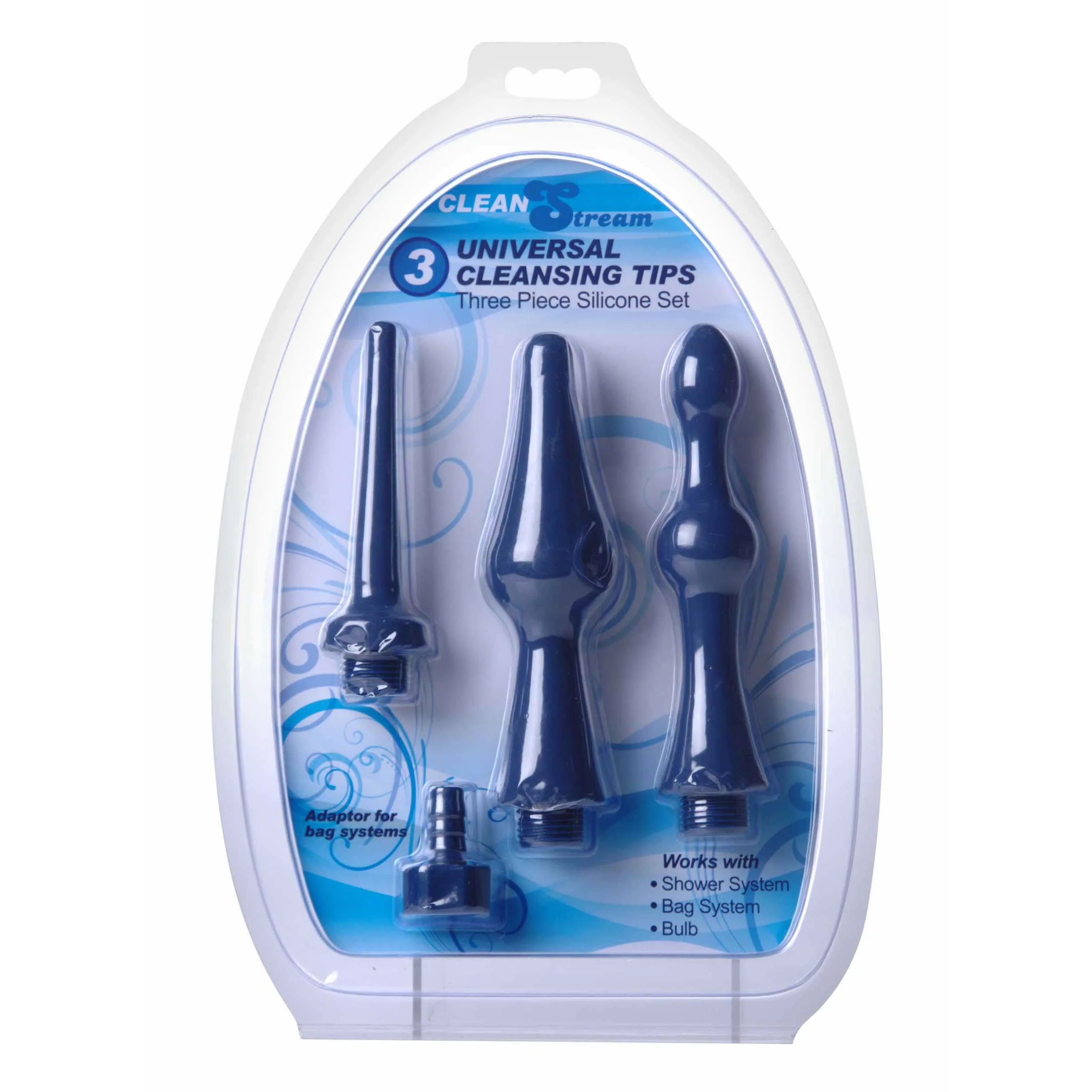 Universal 3 Piece Silicone Enema Attachment Set - Image 2