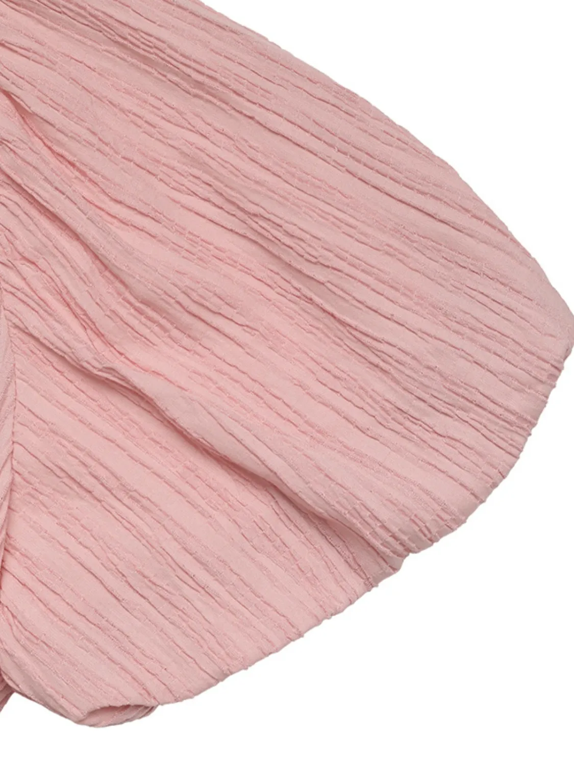 V-Neck Puff Sleeve Dress - Image 7