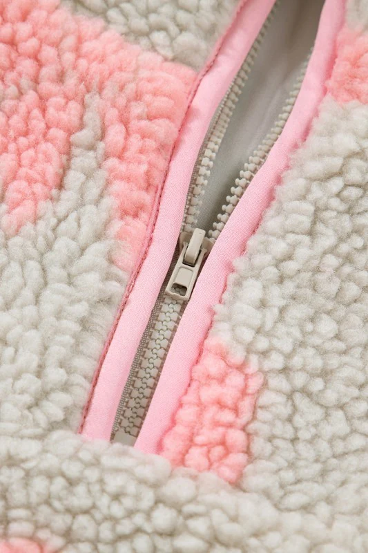 Valentine Bow Sherpa Quarter Zip Sweatshirt - Image 19