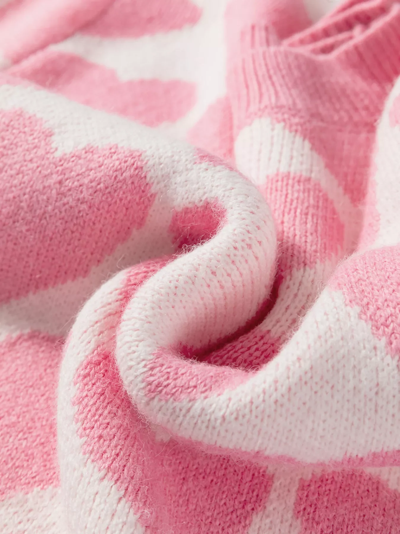 Valentine Heart Round Neck Sweater - Image 7