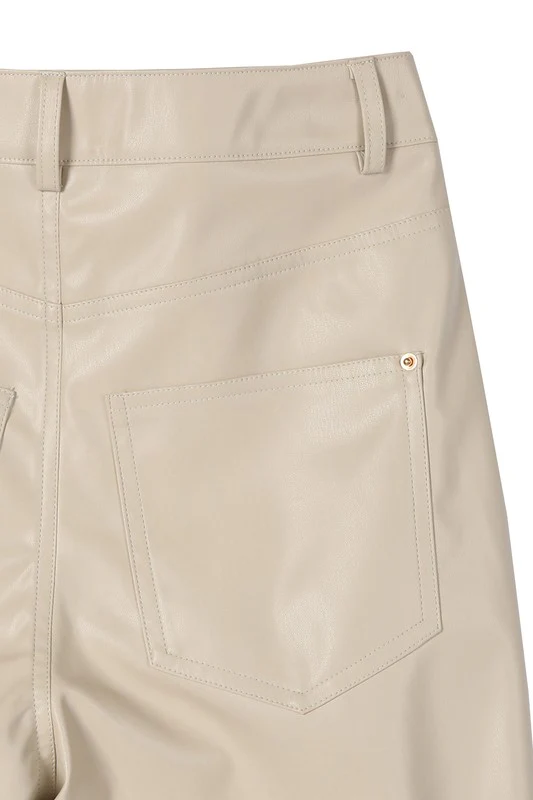 Vegan leather pants - Image 21