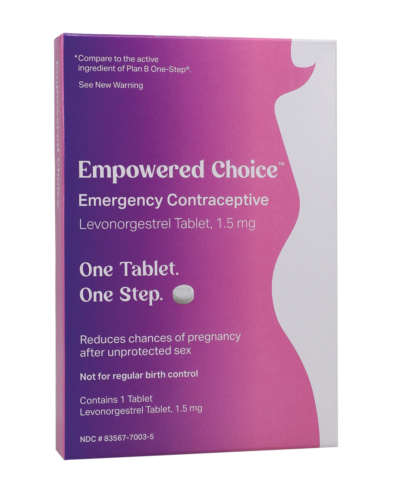 Versea Empowered Choice Emergency Contraception Display Unit - 1.5 mg Tablet Display of 6 - Image 2