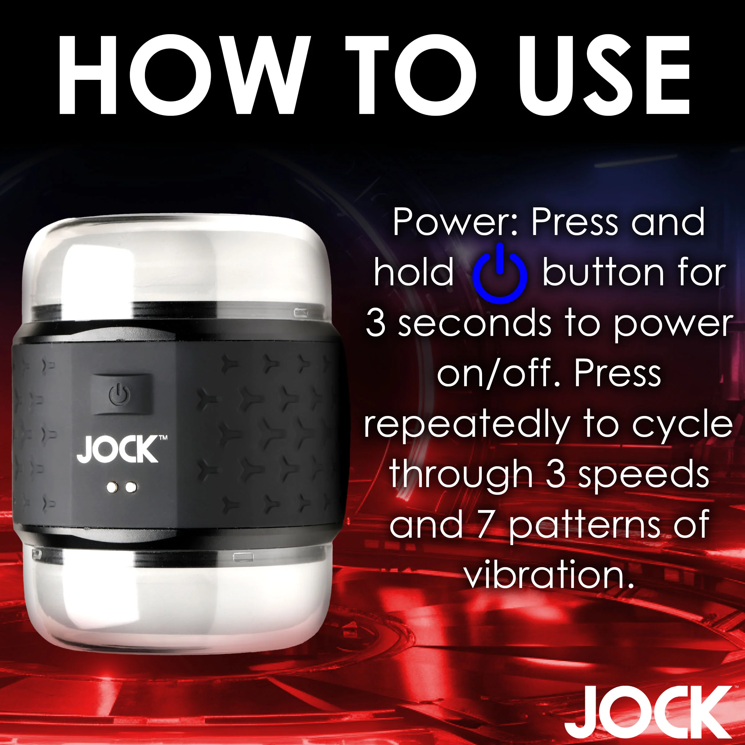 Vibrating Double Stroker - Image 3