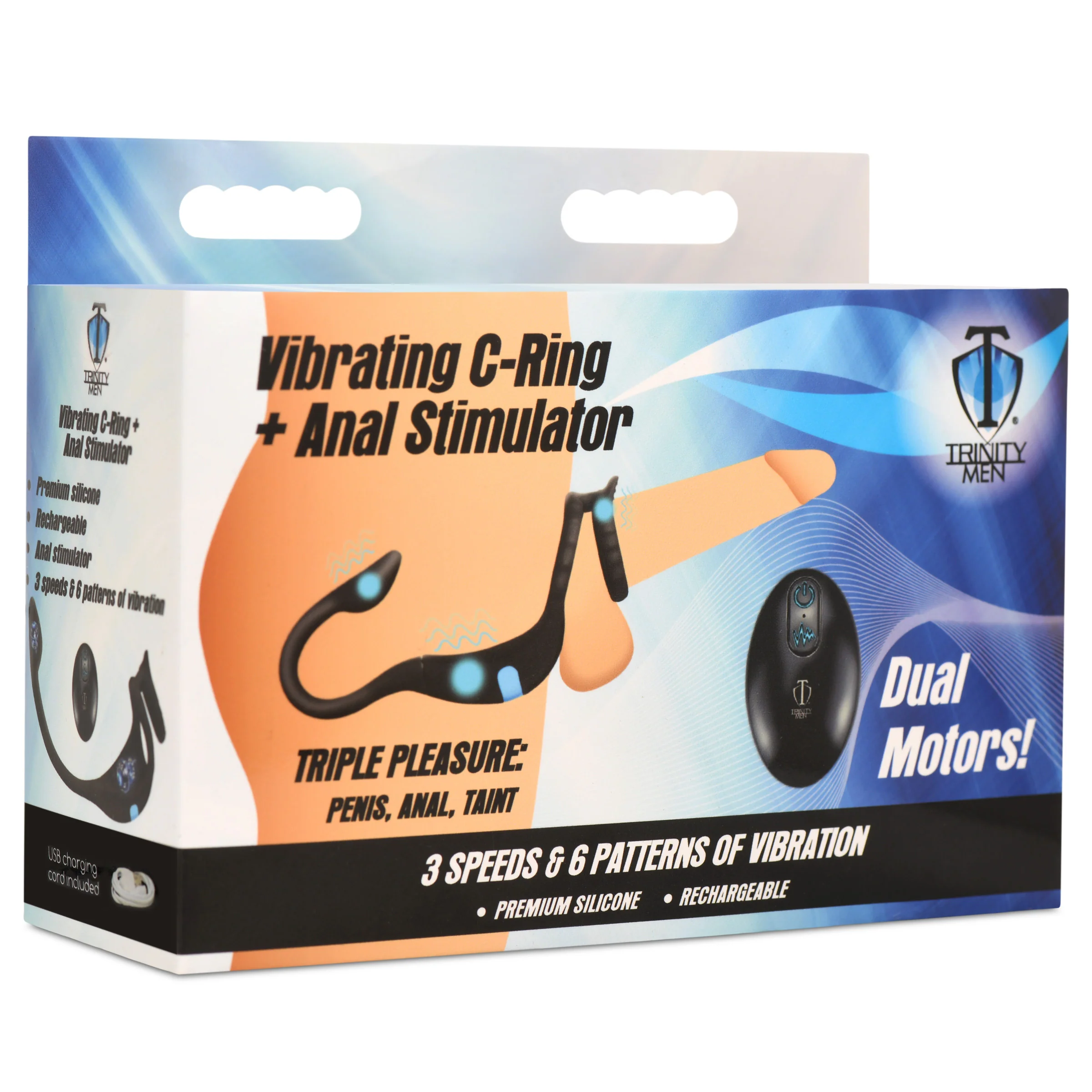 Vibrating Silicone Cock Ring And Anal Stimulator - Image 8