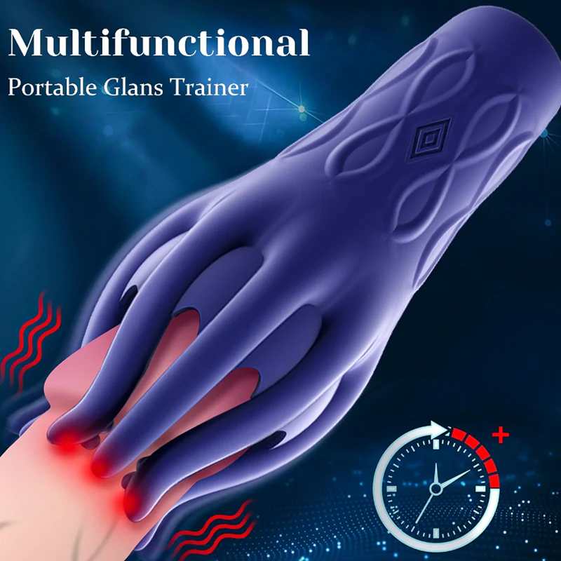 Vibration Squid Tentacle Glans Stimulator – Flexible Glans Vibrator & Trainer