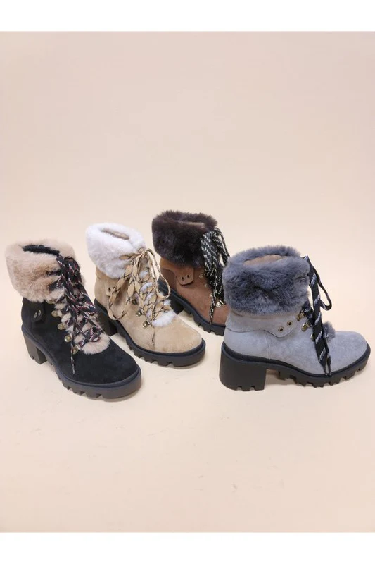 VINI-FUR COMBAT BOOTIES - Image 2