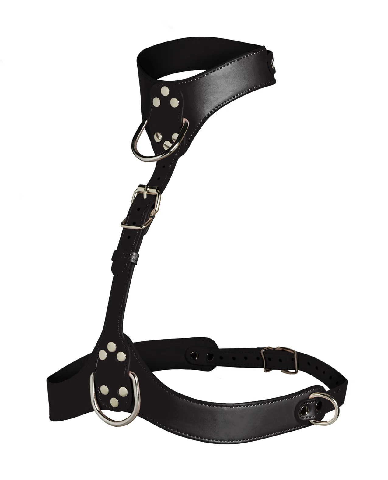 Vixen Female Chest Harness - Black - Image 2