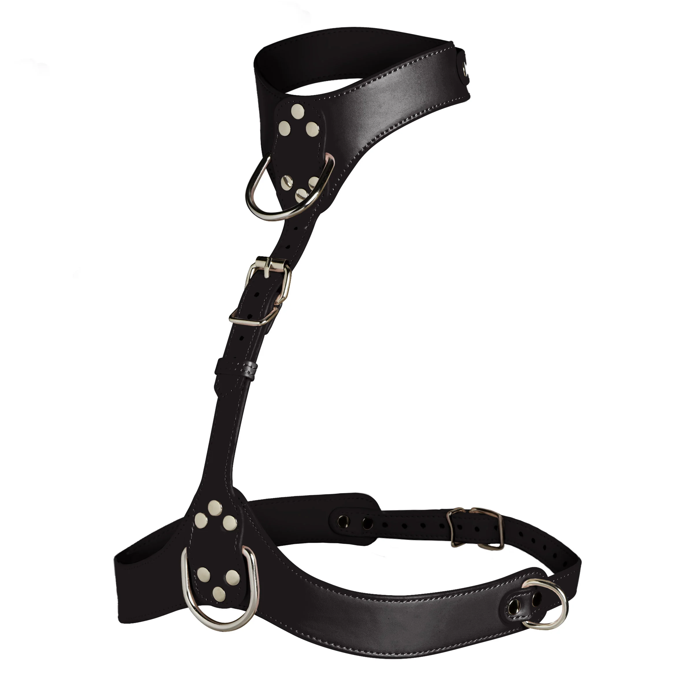 Vixen Female Chest Harness - Black - Image 2