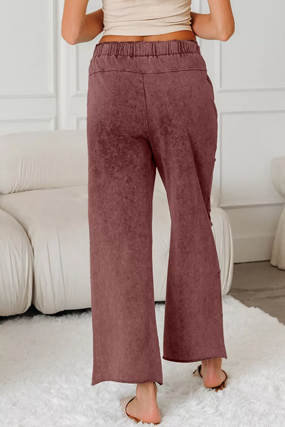 Wash Wide Leg Pants - Image 2