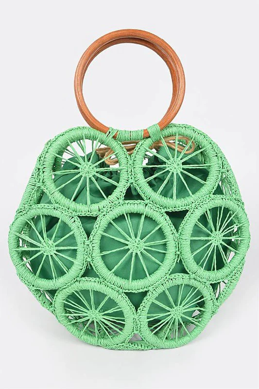 Weaved Cording Summer Clutch - Image 2