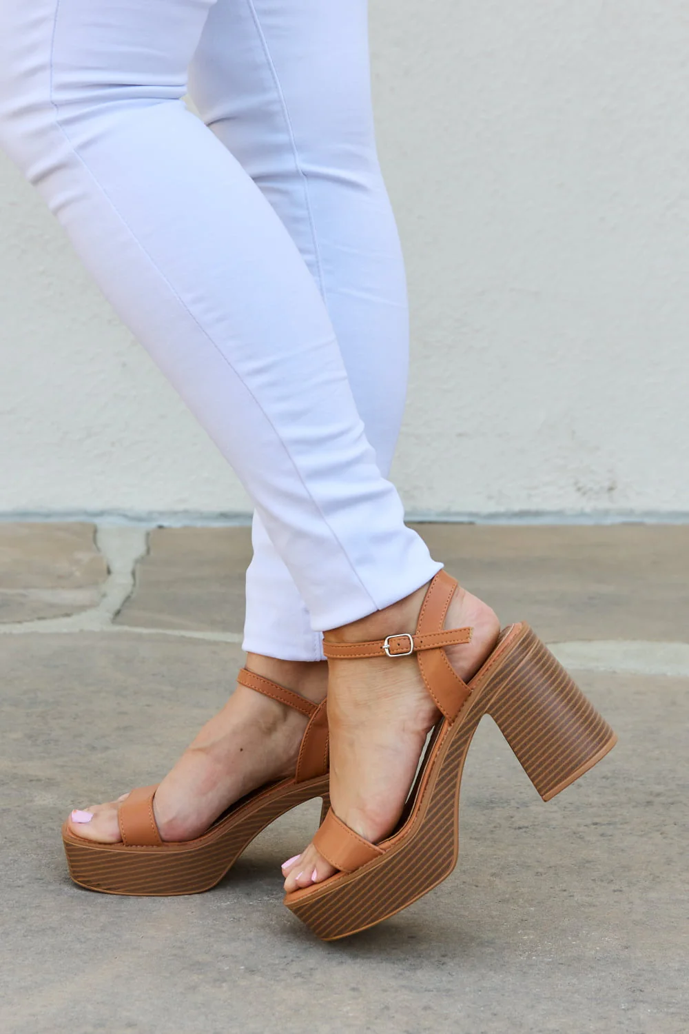 Weeboo Feel It Platform Heel Sandals - Image 4