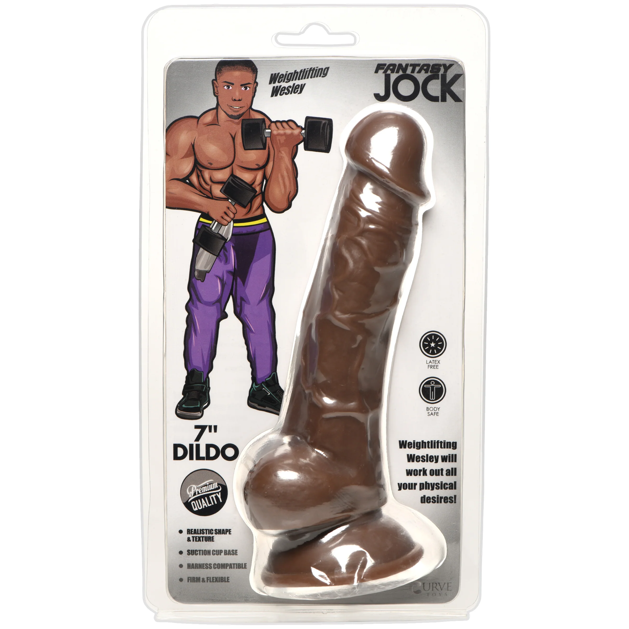 Weightlifting Wesley 7 Inch Dildo - Image 7