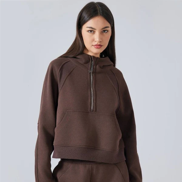 Well-in Vogue CozyForm Half-Zip Hoodie - Image 2