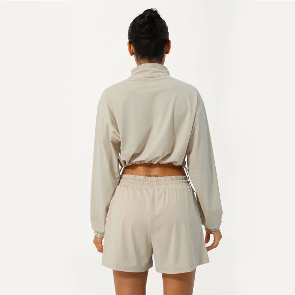 Well-in Vogue Momentum Half-Zip Shorts Set - Image 7
