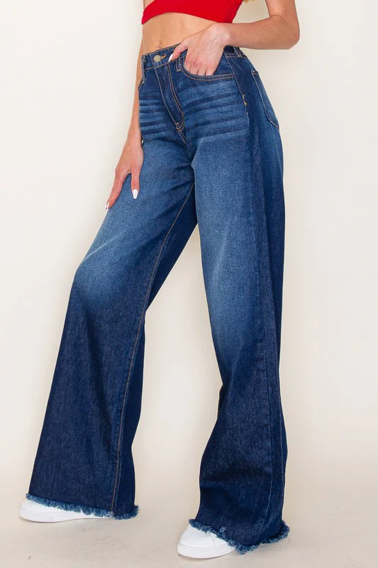 Western denim Wild Leg jeans pants wester - Image 7