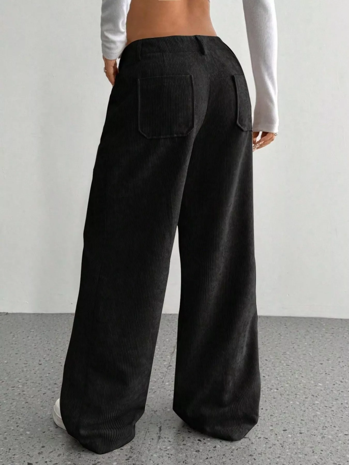 Wide Leg Corduroy Pants - Image 12
