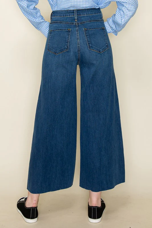 Wide leg, denim pants,  jeans, western - Image 3