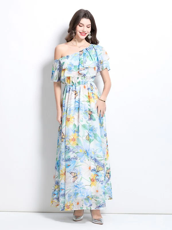 WOMEN FASHION LONG MAXI DRESS - Image 4