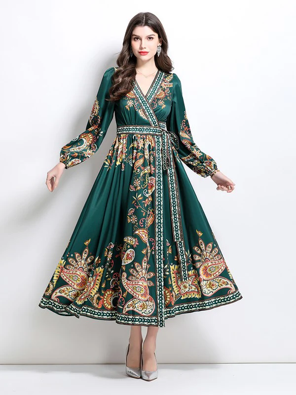 WOMEN FASHION LONG MAXI DRESS - Image 2