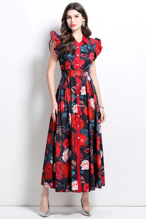 WOMEN FASHION LONG MAXI DRESS - Image 6