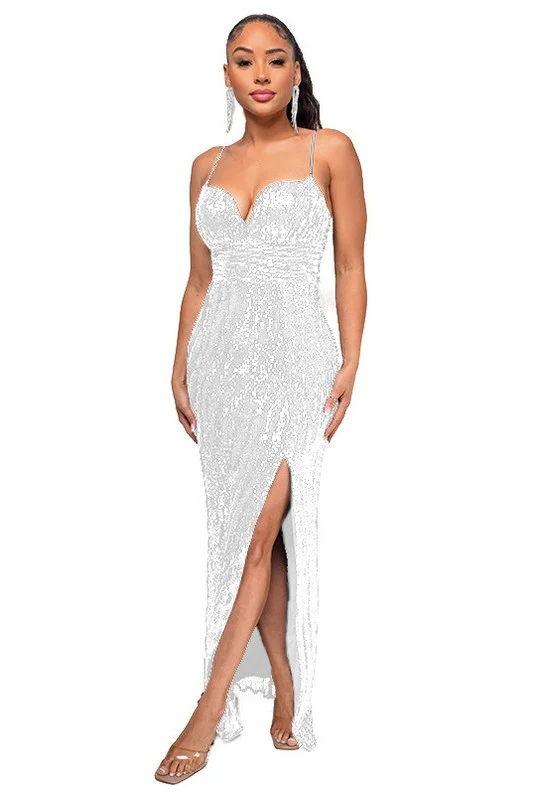 WOMEN FASHION PARTY LONG MAXI DRESS - Image 6