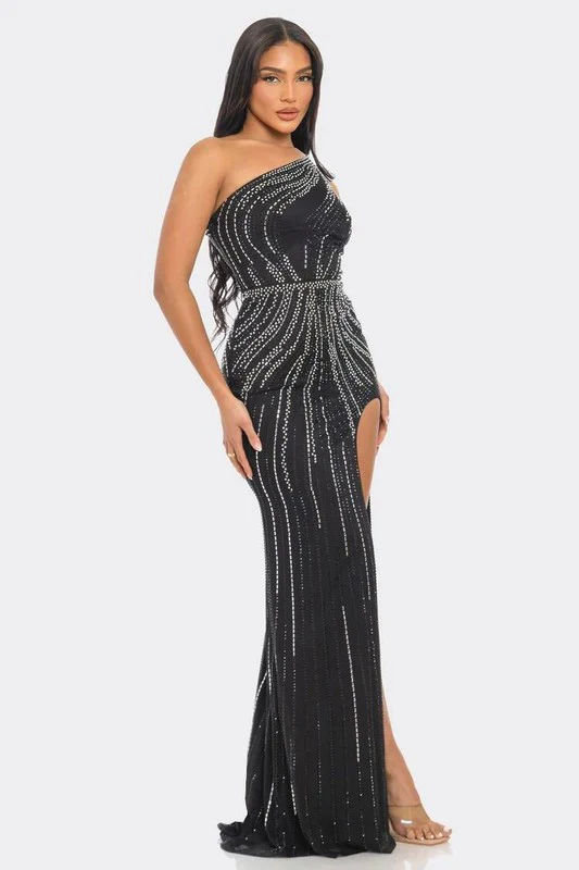 WOMEN FASHION PARTY LONG MAXI DRESS - Image 2