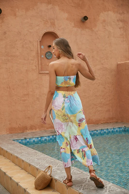 Womens 2pcs Long Skirt Set - Image 6