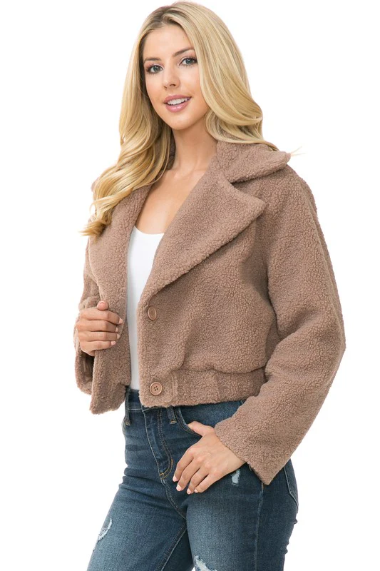 Women's Faux Fur Jacket - Image 2