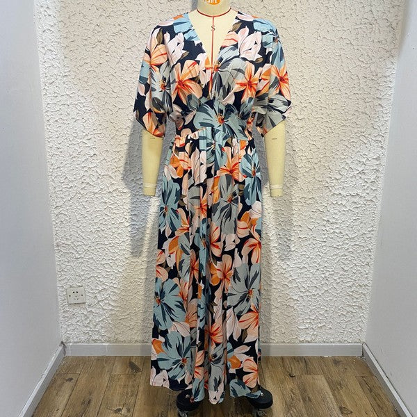 Women's Maxi Dress Boho Floral Beach Long Dresse - Image 31